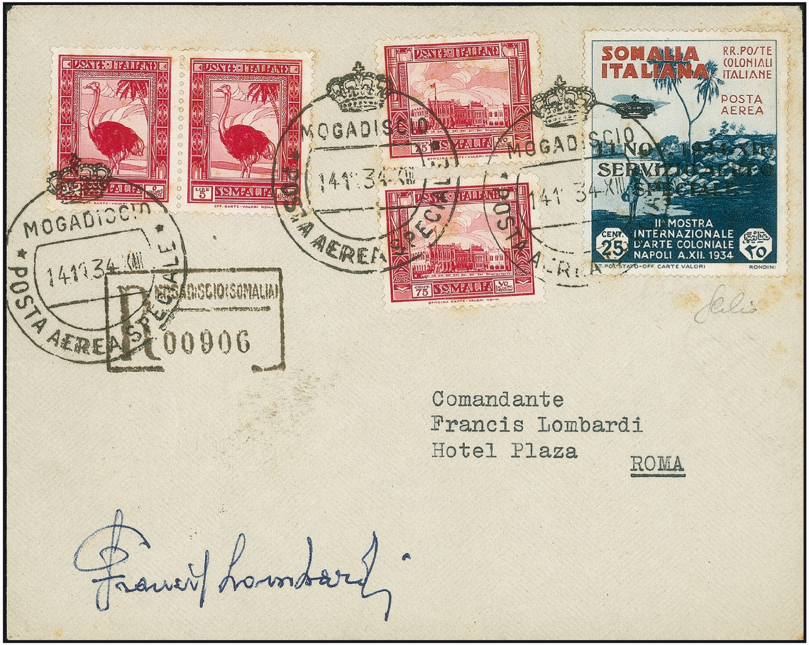 Asta Pubblica-Live Vendita Generale - Aerogrammi e Primi Voli